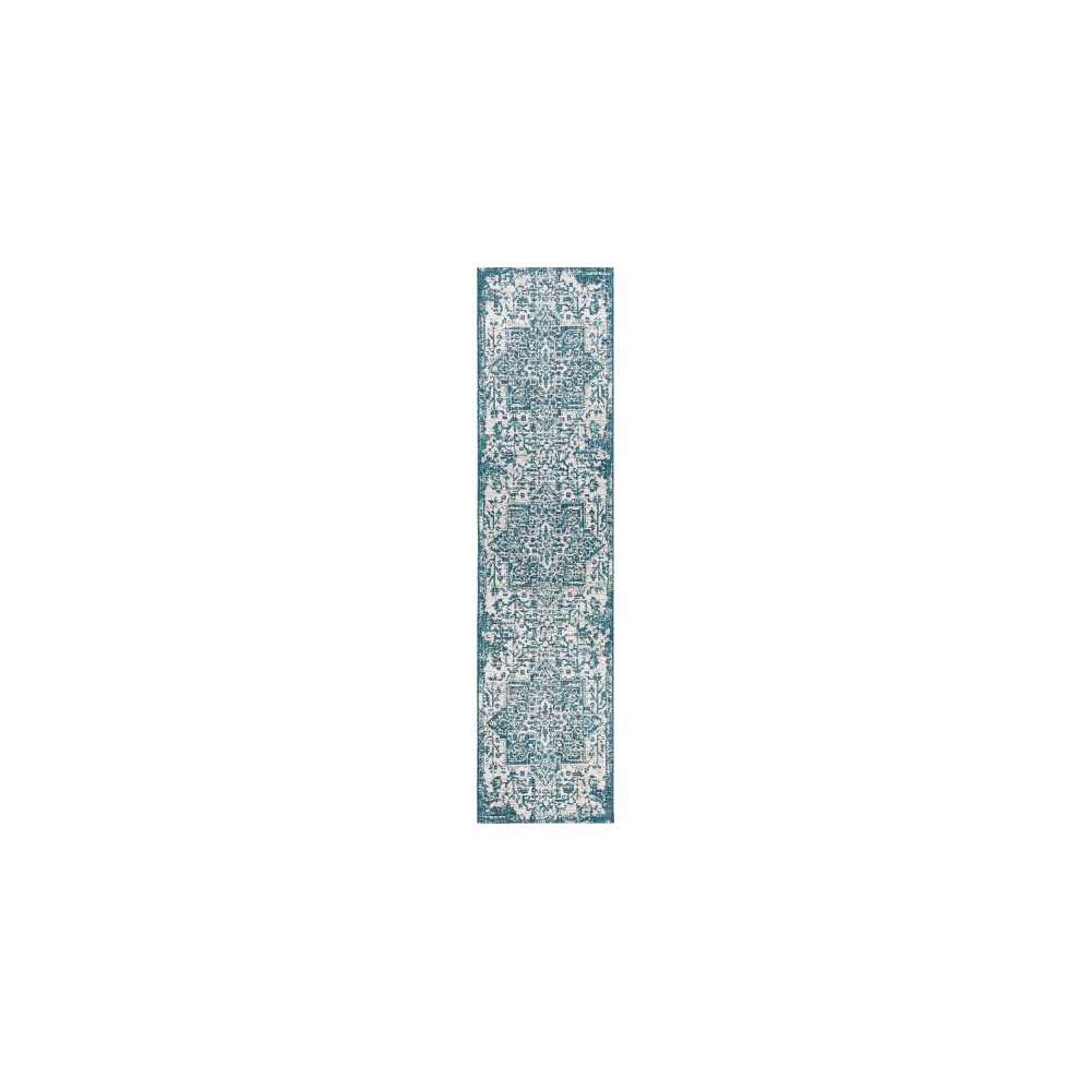 Surya Eagean Teal Rug 2'7" X 10'