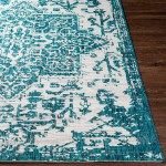 Surya Eagean Teal Rug 2'7" X 10'