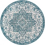 Surya Eagean Teal Rug 5'3" Round