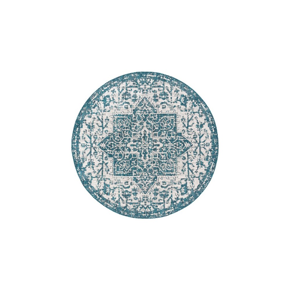 Surya Eagean Teal Rug 5'3" Round