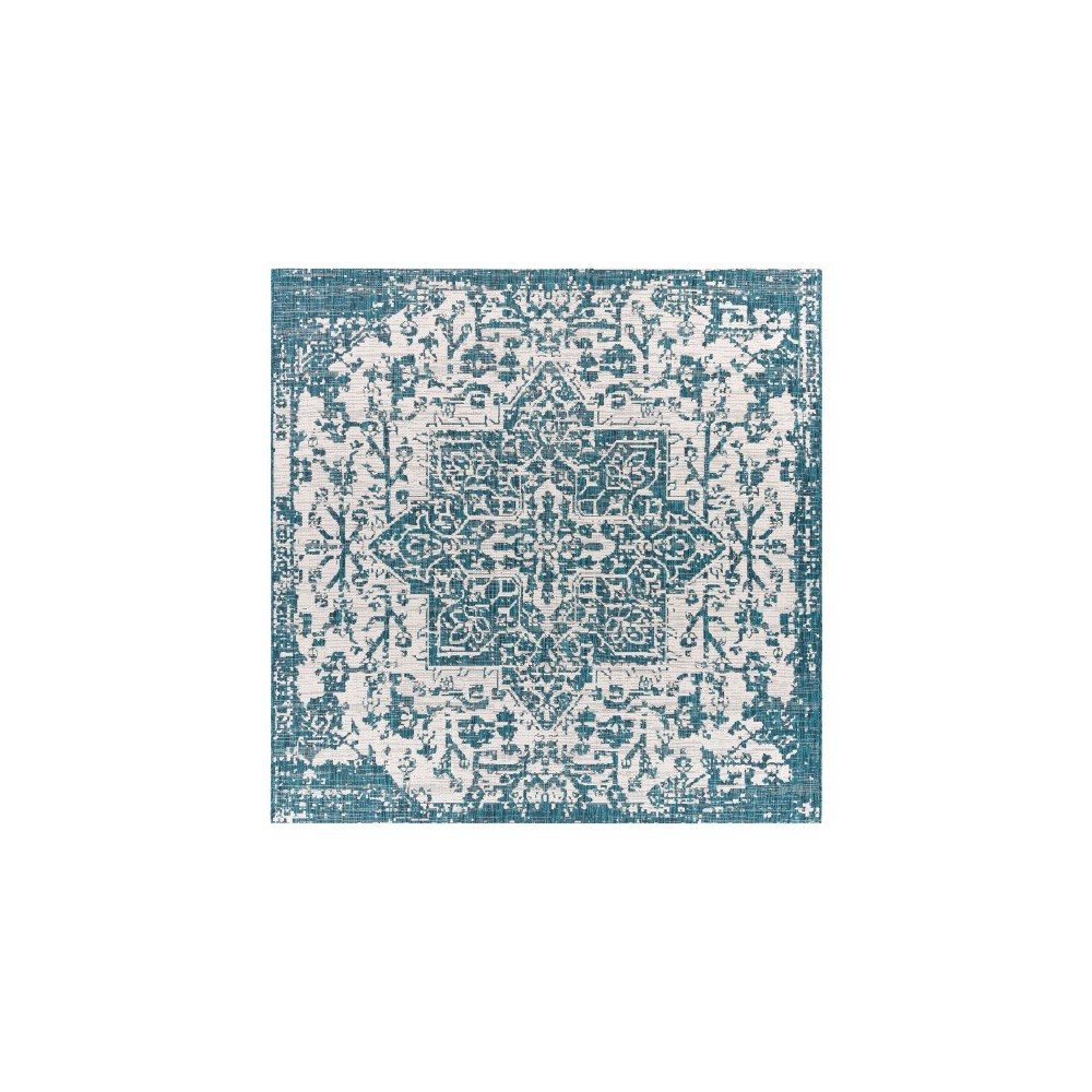 Surya Eagean Teal Rug 7'10" Square Surya Eagean Teal Rug 7'10" Square