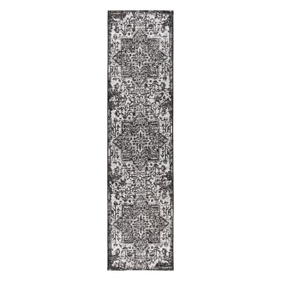 Surya Eagean Black Rug 2'7" X 10'