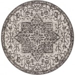 Surya Eagean Black Rug 5'3" Round