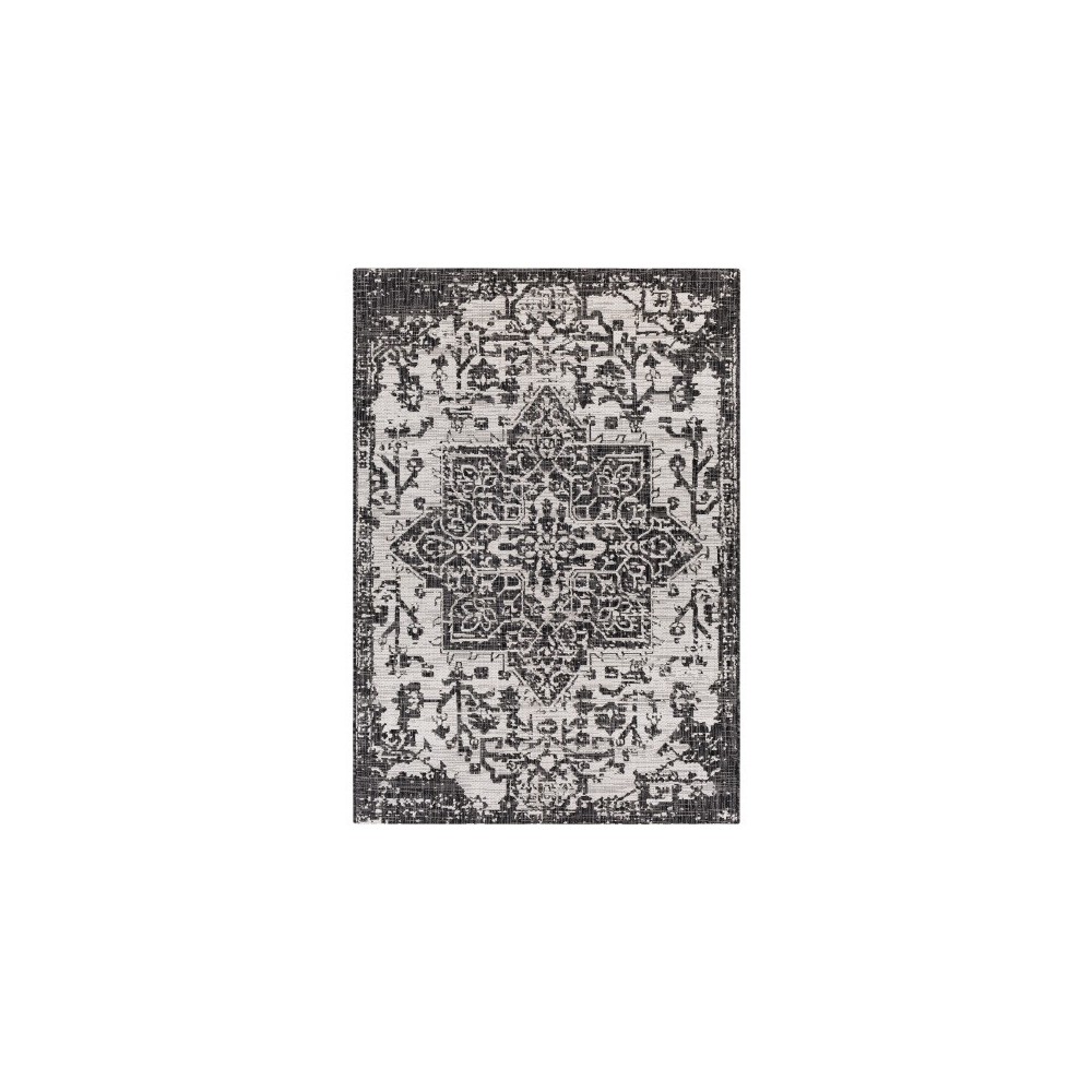 Surya Eagean Black Rug 6'7" X 9'