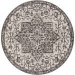 Surya Eagean Black Rug 6'7" Round