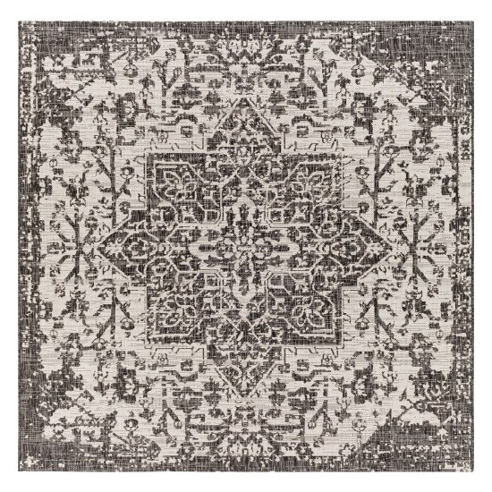 Surya Eagean Black Rug 6'7" Square