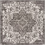 Surya Eagean Black Rug 7'10" Square