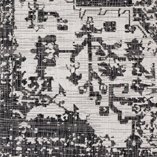 Surya Eagean Black Rug 7'10" Square