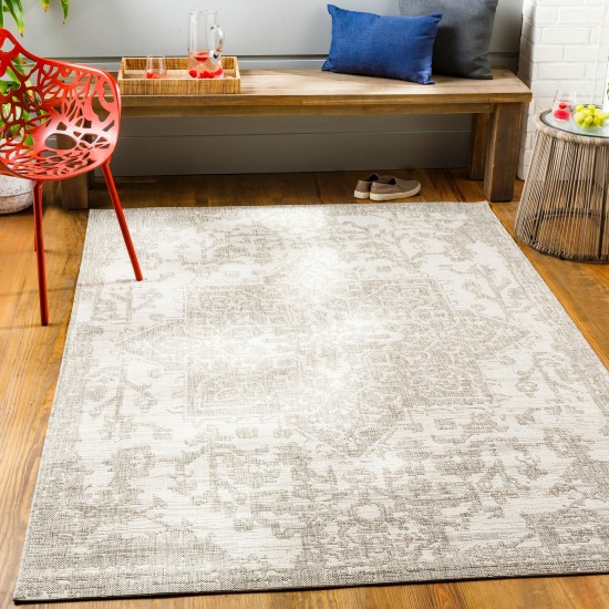 Surya Eagean Gray Rug 2' X 2'11"