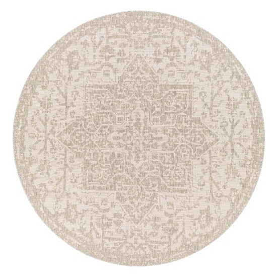 Surya Eagean Gray Rug 7'10" Round