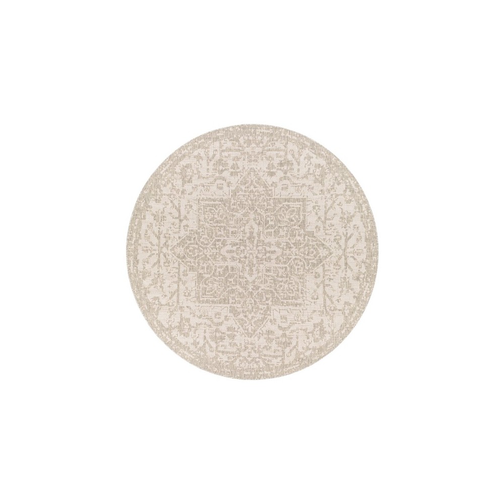 Surya Eagean Gray Rug 7'10" Round