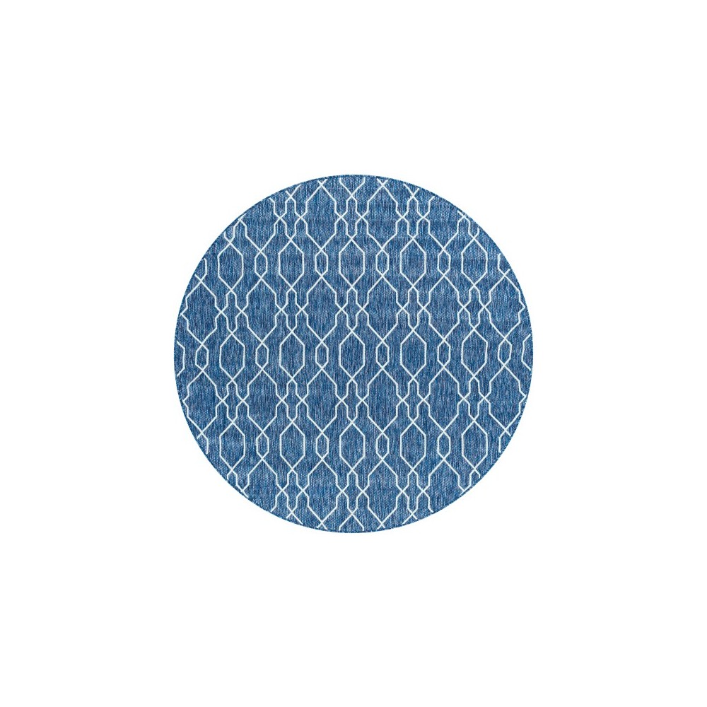 Surya Eagean Dark Blue Rug 5'3" Round