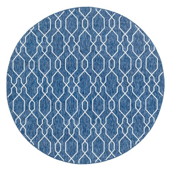 Surya Eagean Dark Blue Rug 7'10" Round