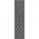 Surya Eagean Charcoal Rug 2'7" X 10'