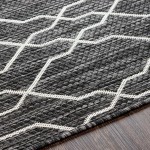 Surya Eagean Charcoal Rug 2'7" X 10'