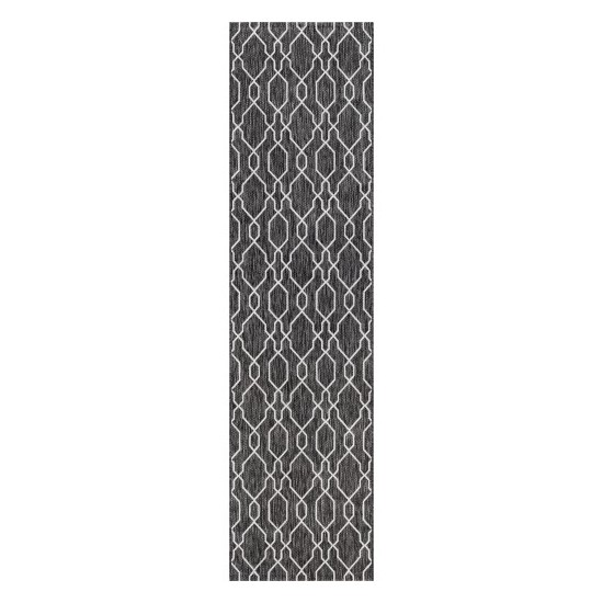 Surya Eagean Charcoal Rug 2'7" X 12'