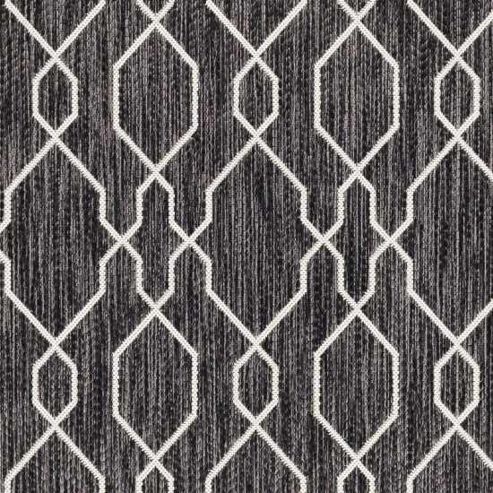 Surya Eagean Charcoal Rug 2'7" X 12'