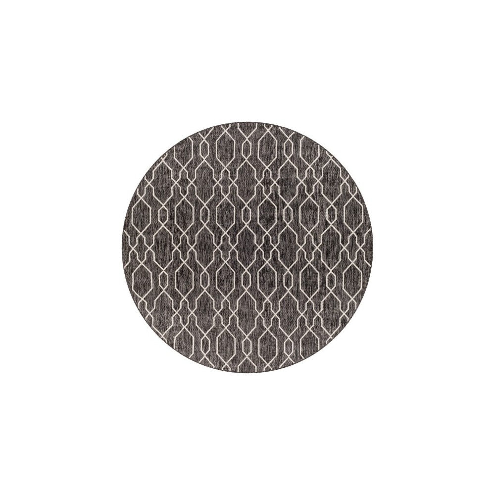 Surya Eagean Charcoal Rug 7'10" Round