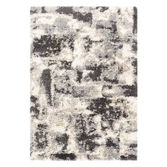 Surya Eskimo Shag Rug 5'3" X 7' Black