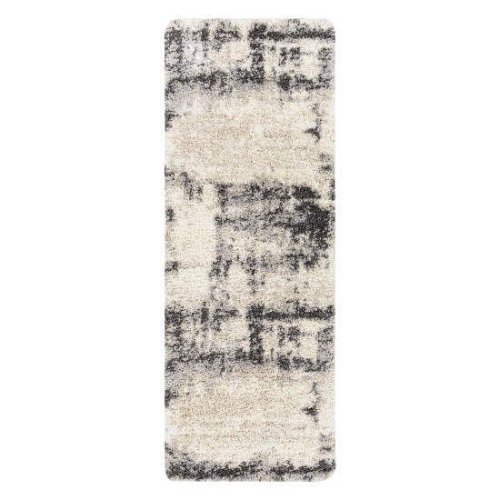 Surya Eskimo Shag Rug 2'7" X 7'3" (Black)