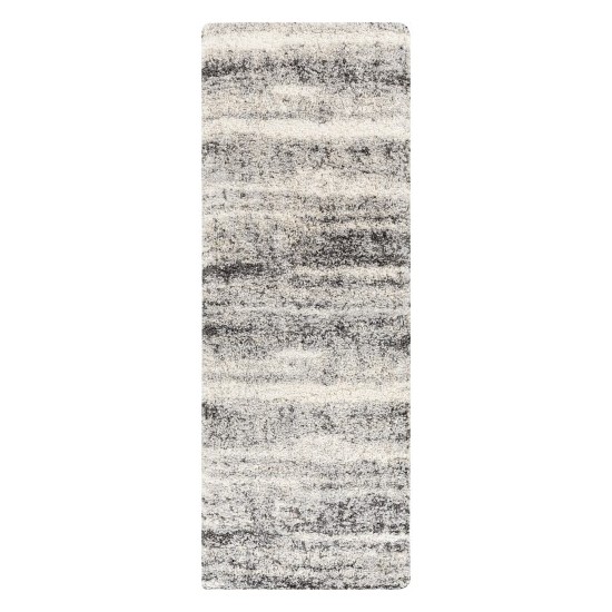 Surya Eskimo Shag Charcoal Rug 2'7" X 7'3"