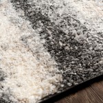 Surya Eskimo Shag Charcoal Rug 2'7" X 7'3"