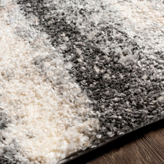 Surya Eskimo Shag Charcoal Rug 2'7" X 7'3"