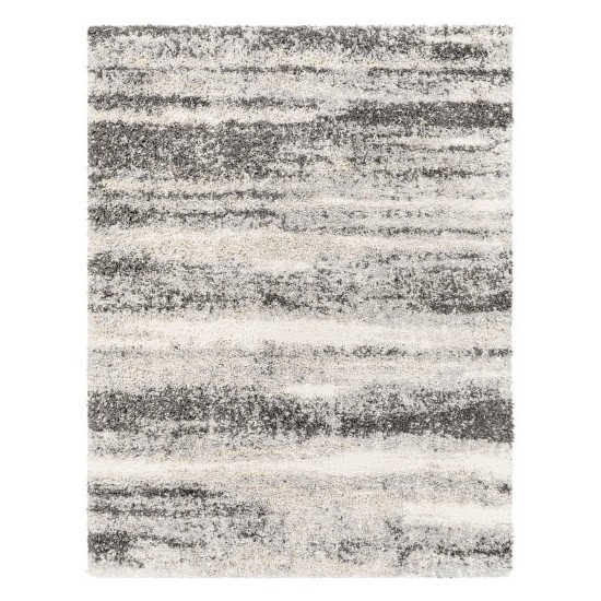 Surya Eskimo Shag Charcoal Rug 5'3" X 7'