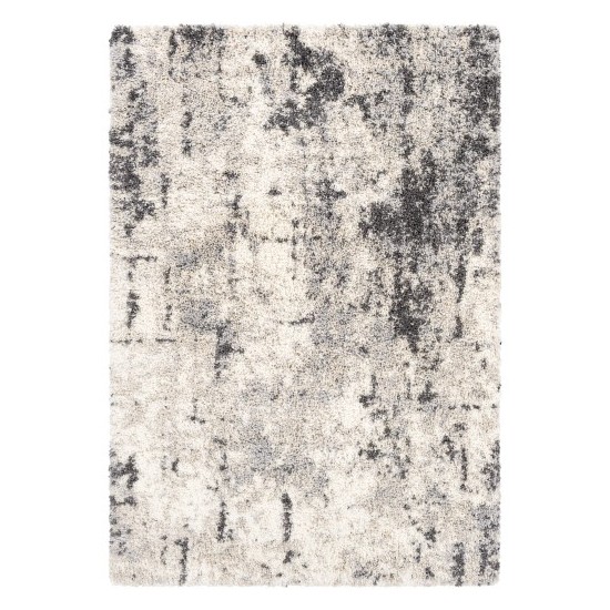 Surya Eskimo Shag Light Gray Rug 5'3" X 7'