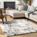 Surya Eskimo Shag Light Gray Rug 6'7" X 9'