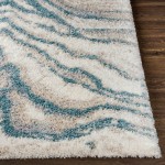 Surya Eskimo Shag Rug 5'3" X 7' Blue