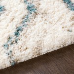 Surya Eskimo Shag Rug 5'3" X 7' Blue