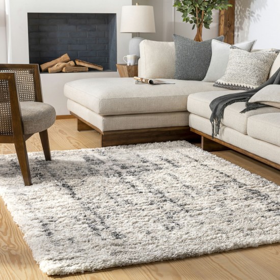 Surya Eskimo Shag Light Beige Rug 6'7" X 9'