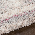 Surya Eskimo Shag Dusty Pink Rug 5'3" X 7'