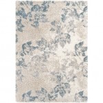 Surya Eskimo Shag Blue & Light Beige Rug 5'3" X 7'