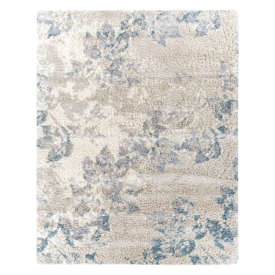 Surya Eskimo Shag Blue & Light Beige Rug 7'10" X 10'