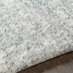 Surya Eskimo Shag Blue & Light Gray Rug 5'3" X 7'