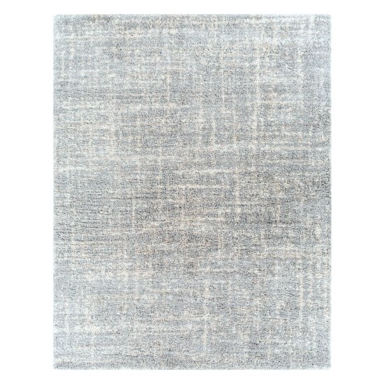 Surya Eskimo Shag Blue & Light Gray Rug 7'10" X 10'