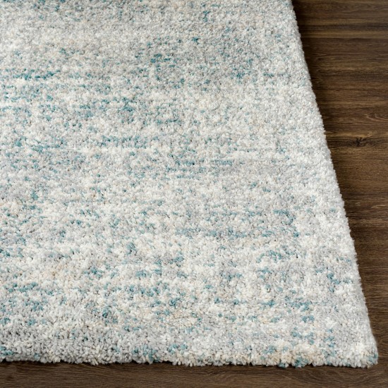 Surya Eskimo Shag Blue & Light Gray Rug 7'10" X 10'