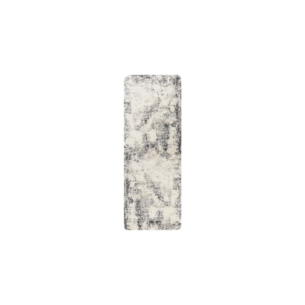 Surya Eskimo Shag Black Rug 2'7" X 7'3" Surya Eskimo Shag Black Rug 2'7" X 7'3"