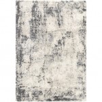 Surya Eskimo Shag Black Rug 5'3" X 7'