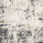 Surya Eskimo Shag Black Rug 5'3" X 7'