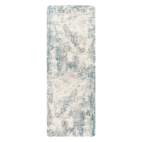 Surya Eskimo Shag Blue Rug 2'7" X 7'3"