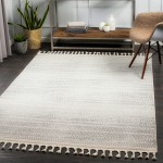 Surya Euphoria Charcoal & Medium Gray Rug 2' X 3'