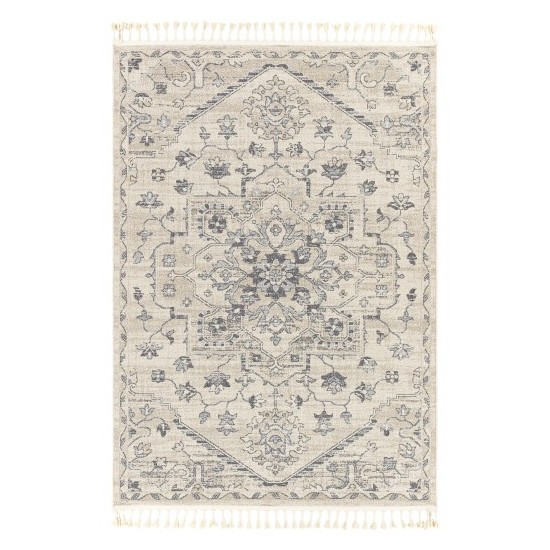 Surya Euphoria Charcoal & Tan Rug 2' X 3'