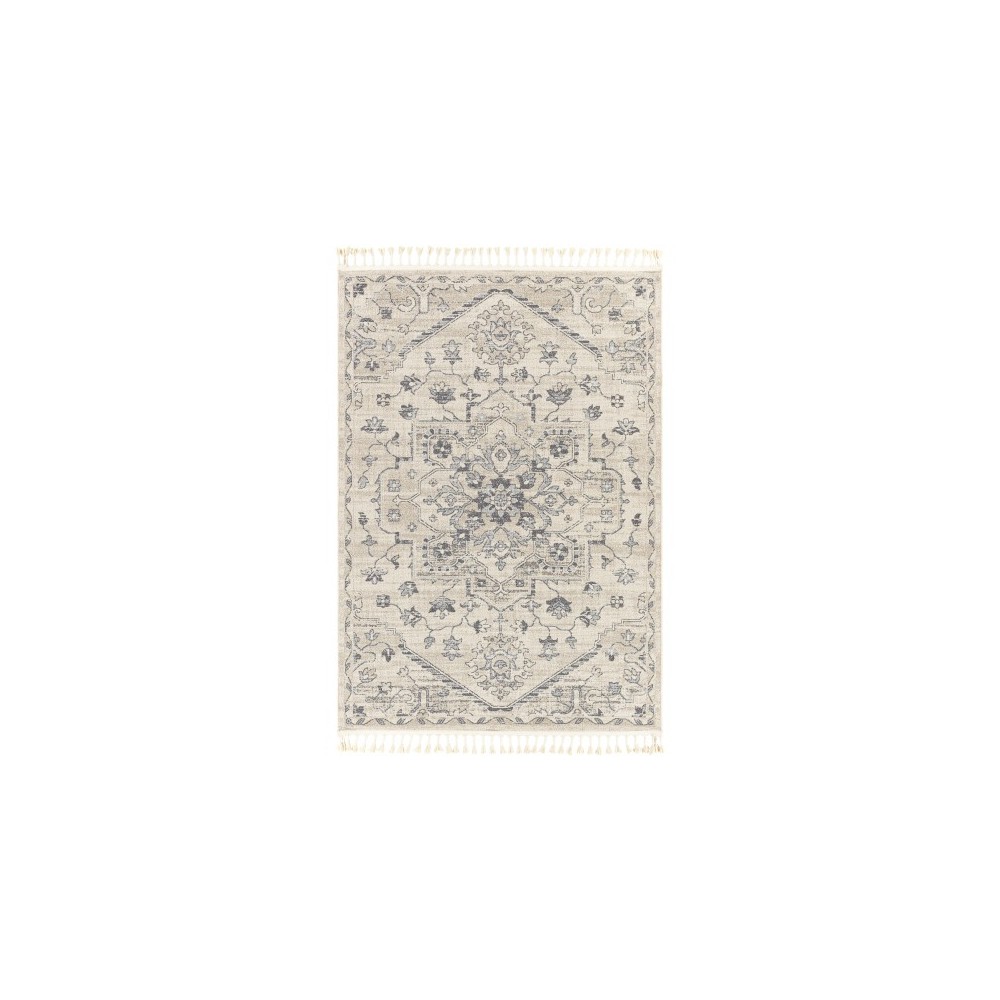 Surya Euphoria Charcoal & Tan Rug 2' X 3'