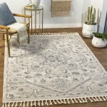 Surya Euphoria Charcoal & Tan Rug 2' X 3'