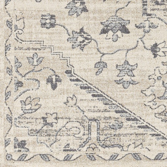 Surya Euphoria Charcoal & Tan Rug 6'7" X 9'