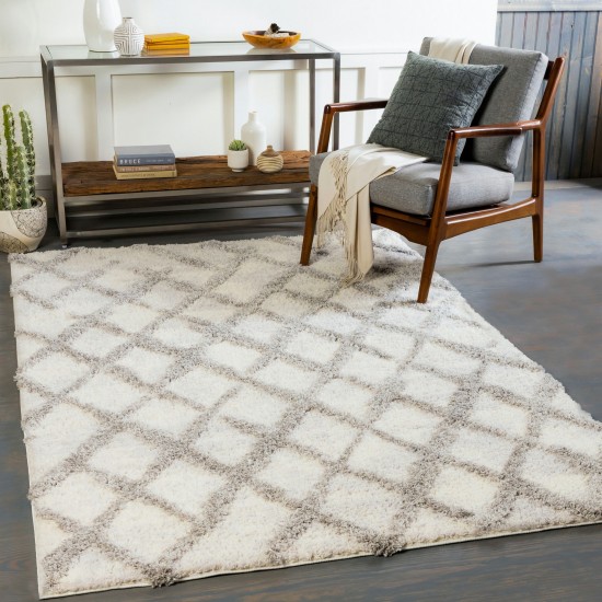 Surya Everton Light Gray Rug 5'3" X 7'