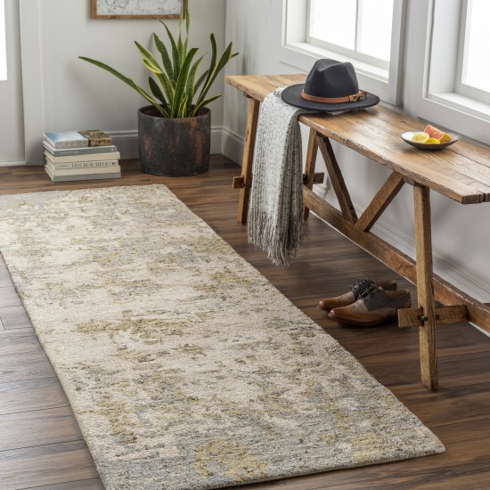 Surya Evoke Rug 2'6" X 8' - Mustard